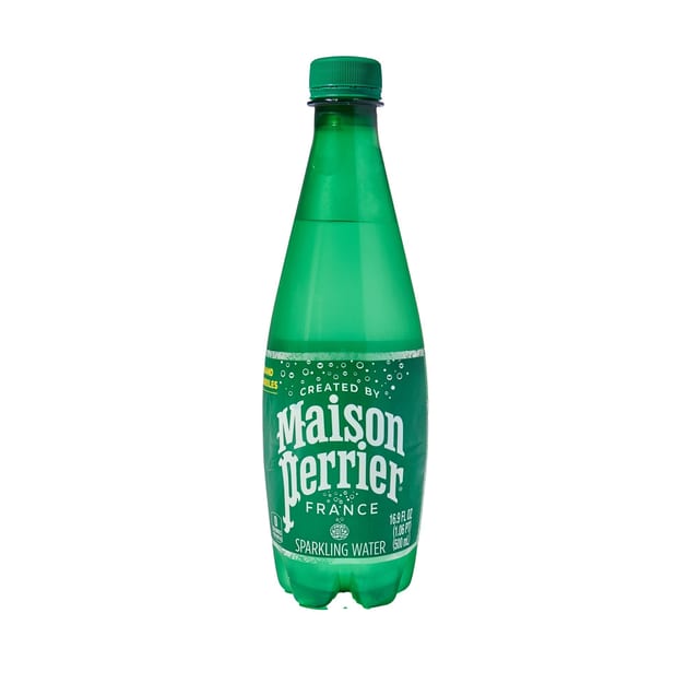 Perrier Sparkling Water.